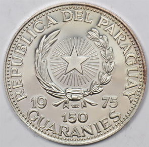 Paraguay 1975 150 Guaranies PF Apollo 15, KM-157 P0318 combine shipping