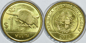 Uruguay 2012 Peso Uruguayo Mulita animal 153835 combine shipping