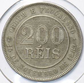 Brazil 1889 200 Reis 293842 combine shipping