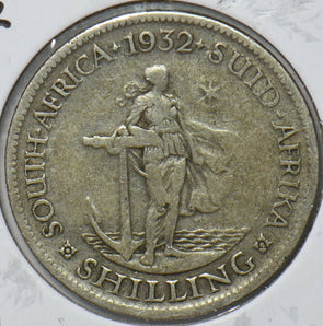 South Africa 1932 Shilling 902514 combine shipping