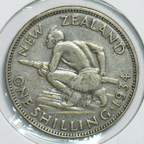 New Zealand 1934 Shilling 0 240888 combine shipping