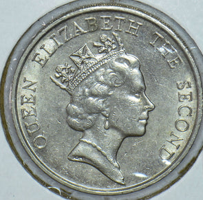 Hong Kong 1988 5 Dollars  290480 combine shipping