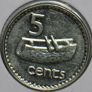 Fiji 1997 5 Cents 903680 combine shipping