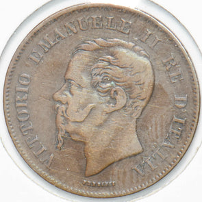 Italy 1862 5 Centesimi Vittorio Emanvele II 292934 combine shipping