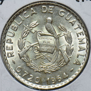 Guatemala 1964 25 Centavos (Quetzal) bird animal 294903 combine shipping