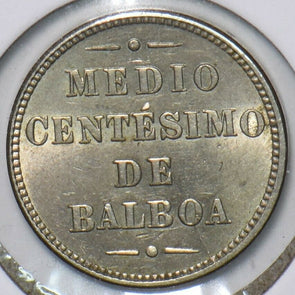 Panama 1907 1/2 Centesimo 490950 combine shipping