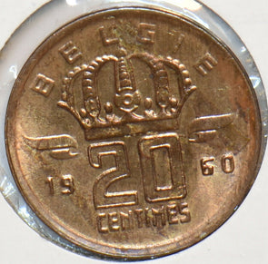 Belgium 1960 20 Centimes 902825 combine shipping