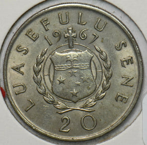 Samoa 1967 20 Sene 190647 combine shipping