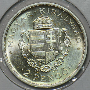 Hungary 1935 2 Pengo 491145 combine shipping