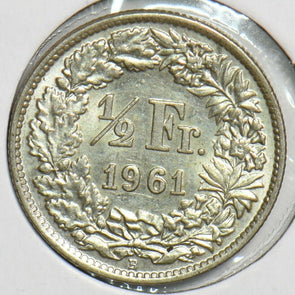 Switzerland 1961 1/2 Franc 240600 combine shipping