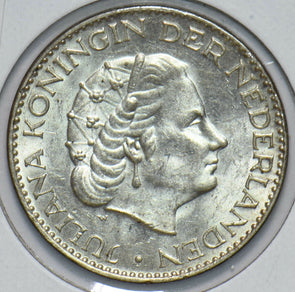 Netherlands 1956 Gulden Lion animal 292434 combine shipping
