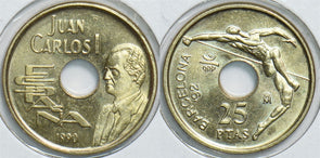 Spain 1990 25 Pesetas 198400 combine shipping