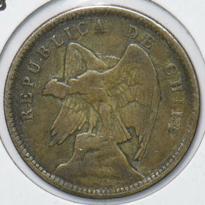 Chile 1908 S 40 Centavos Condor animal 295168 combine shipping