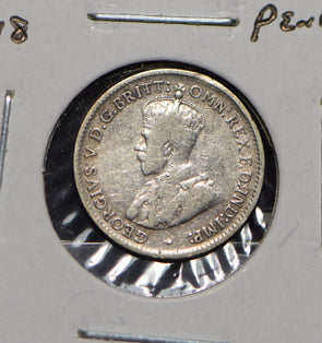 Australia 1918 3 Pence Kangaroo animal Moorhen  191215 combine shipping
