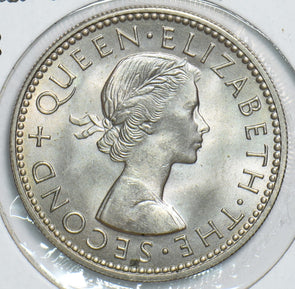 New Zealand 1962 Shilling 298681 combine shipping