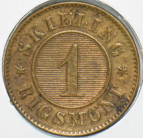 Denmark 1867 Skilling 192490 combine shipping