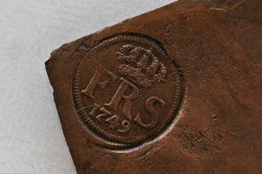Sweden 1749 2 Daler VF Fredrik I size 212mm by 197mm 1454g BL0033 combine shippi