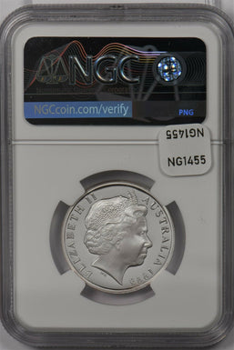 Australia 1998 20 Cents silver NGC Proof 69UC NG1455 combine shipping