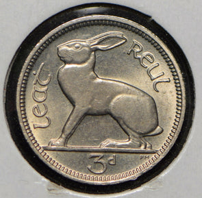 Ireland 1961 3 Pence Hare animal  291739 combine shipping