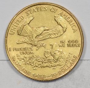 1986 $10 1/4oz Gold Eagle American Gem BU GL0291