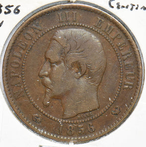 France 1856 10 Centimes Eagle animal 192505 combine shipping