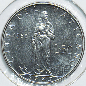 Vatican 1963 50 Lire 153863 combine shipping