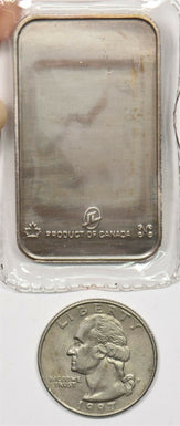 Canada 1990 's 1oz troy silver bar Gemini National Co zodiac series BU0693 combi