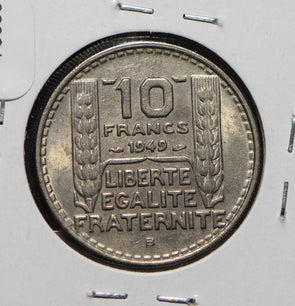France 1949 10 Francs  900321 combine shipping