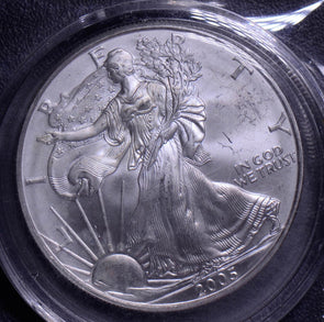 2005  1 Dollar  silver eagle white house BU0065 combine shipping