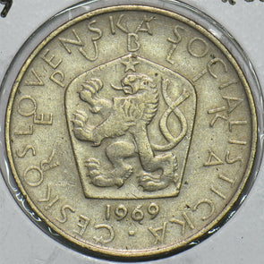Czechoslovakia 1969 5 Korun Lion animal 196772 combine shipping