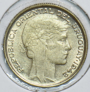 Uruguay 1942 20 Centesimos 298938 combine shipping