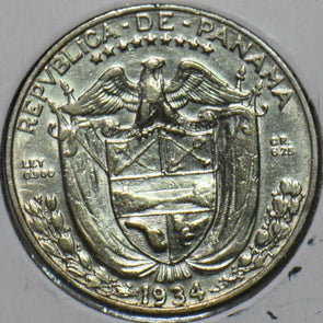 Panama 1934 1/4 Balboa 195095 combine shipping