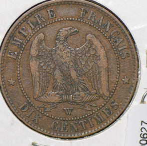 France 1853 10 Centimes Eagle animal  290627 combine shipping