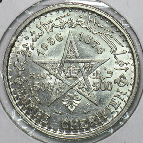 Morocco 1956 500 Francs M0373 combine shipping