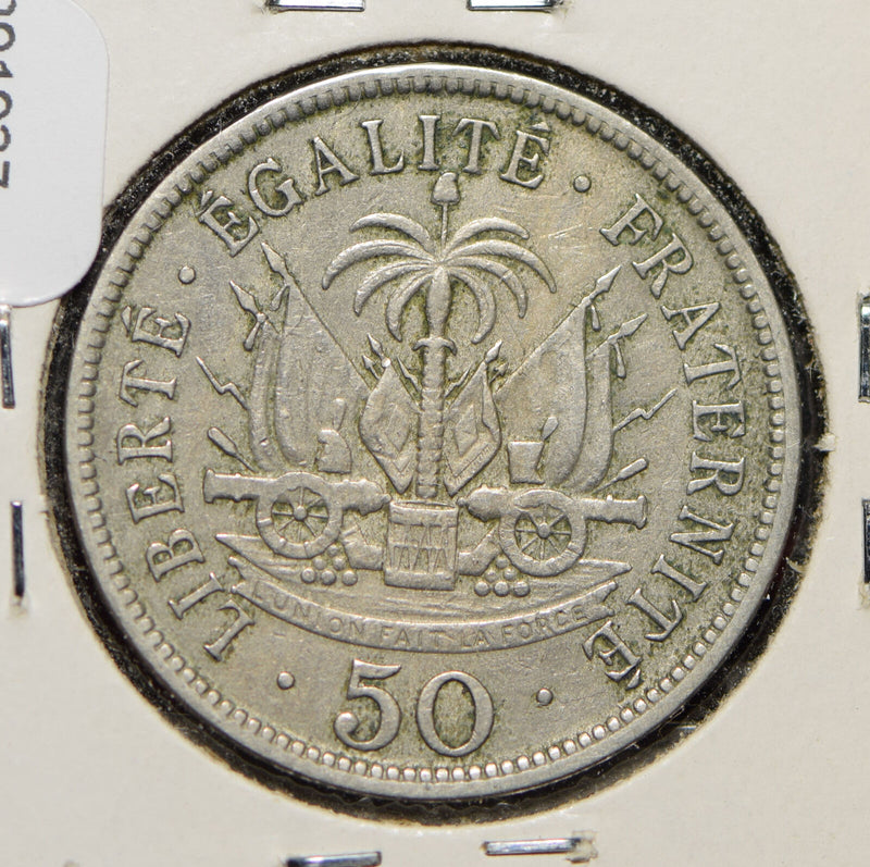 Haiti 1908 50 Centimes  291937 combine shipping