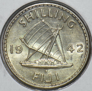 Fiji 1942 S Shilling 194591 combine shipping