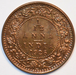 British India 1926 1/12 Anna 193712 combine shipping