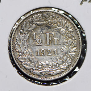Switzerland 1921 1/2 Franc  900839 combine shipping