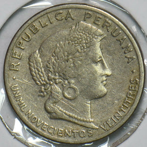 Peru 1923 5 Centavos 152516 combine shipping