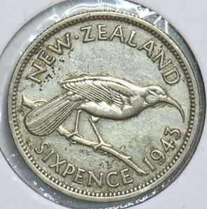 New Zealand 1943 6 Pence Huia Bird 198193 combine shipping