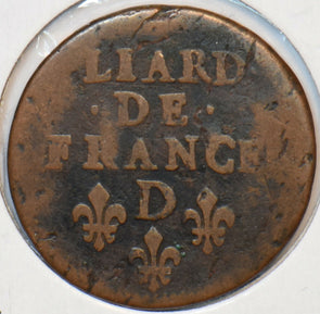 France 1693 ~1699 Liard 194170 combine shipping