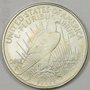 1964-O Peace Dollar Silver Pure Silver Peace design Medal 27.22 Gram Matt Finish