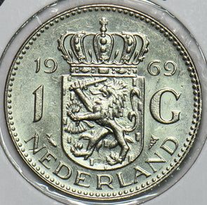 Netherlands 1969 Gulden Lion animal 903814 combine shipping