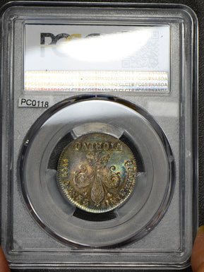 Italy 1856  Fiorin silver Tuscany stunning green toning! PC0118 combine shipping