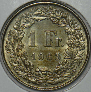 Switzerland 1963 B Franc 297507 combine shipping