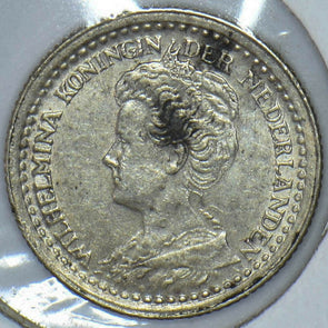 Netherlands 1918 10 Cents 291358 combine shipping