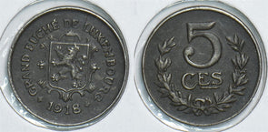 Luxembourg 1918 5 Centimes 299092 combine shipping