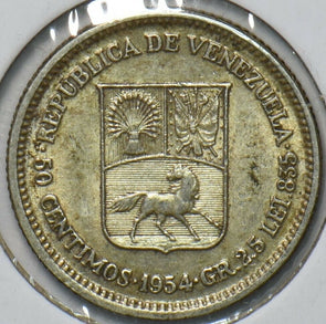 Venezuela 1954 50 Centimos Horse animal 193936 combine shipping