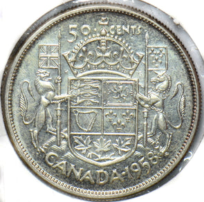 Canada 1958 50 Cents Lion animal Horse Elizabeth II 902194 combine shipping