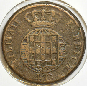 Portugal 1822 40 Reis 298093 combine shipping